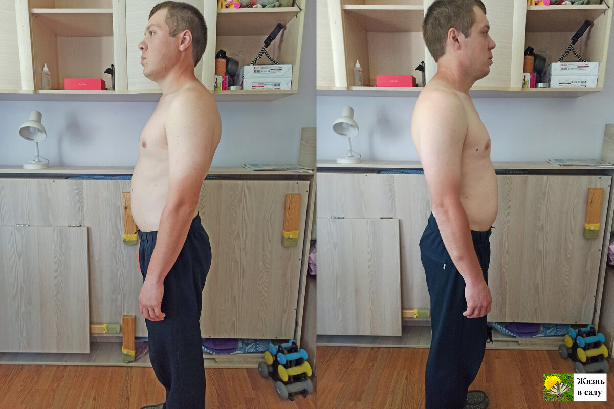 Я ещё не толстопуз, но тенденция к увеличению живота явная. Кстати, фото сделано утром, я ещё не завтракал, а то бы размер был больше :)