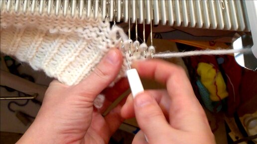 Machine knitting