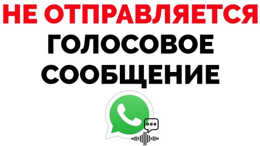 Не отправляется сообщение в WhatsApp, что делать