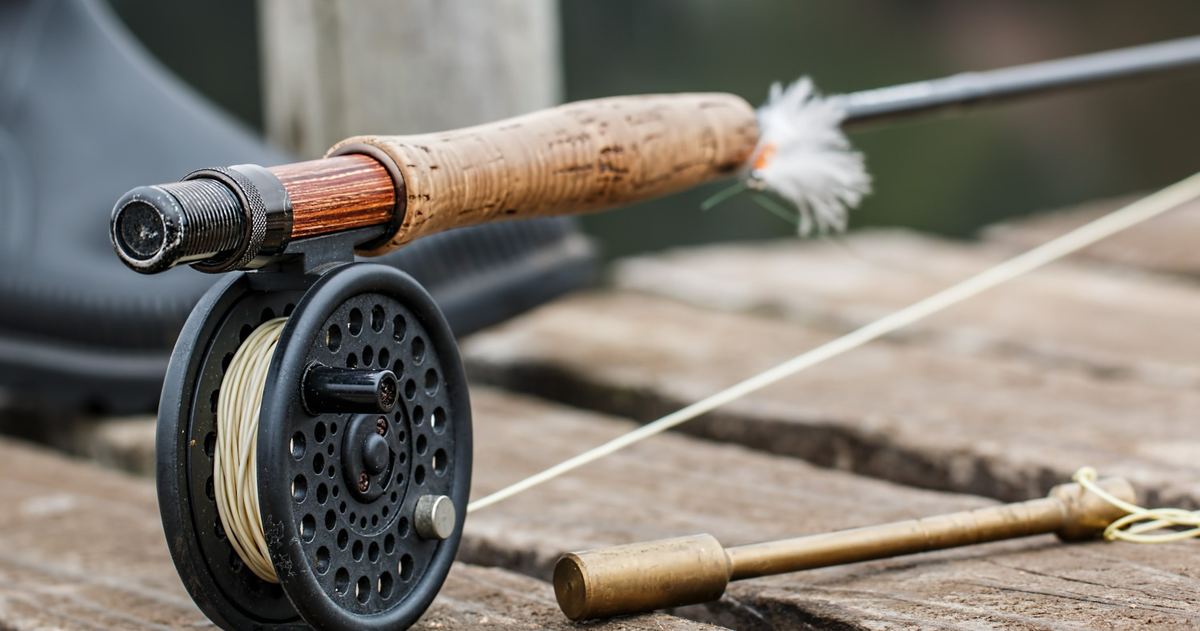 Удочка с катушкой