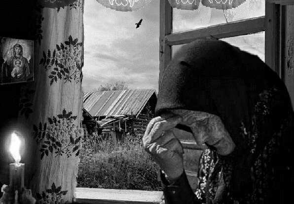 Деревенским старикам остаётся лишь уповать на помощь заступницы Богородицы! Фото https://vk.com/wall-156659659_7201
