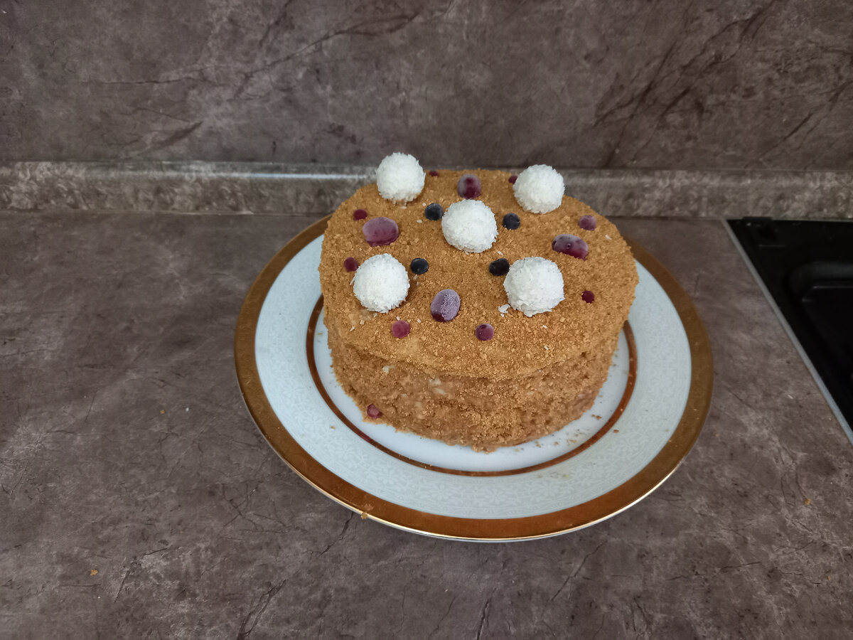 Шоколадно-медовый торт Дамский каприз рецепт с фото