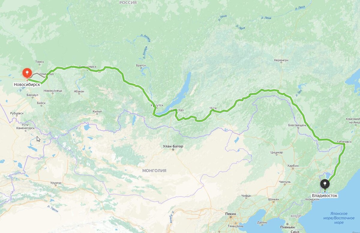 Маршрут Екатерины