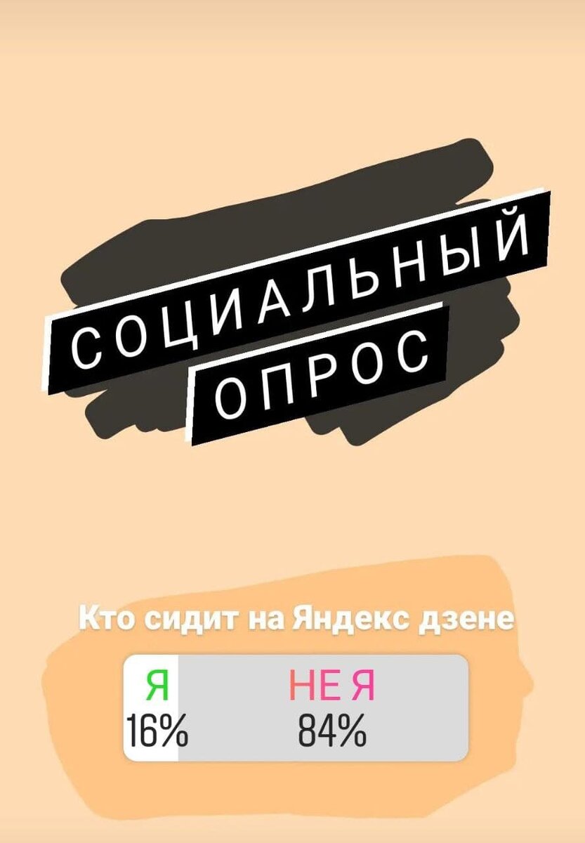 Результаты голосования в моем инстаграм