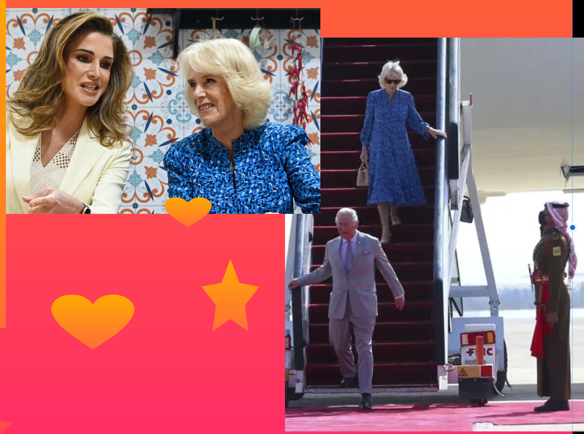 королева Рания и Камилла