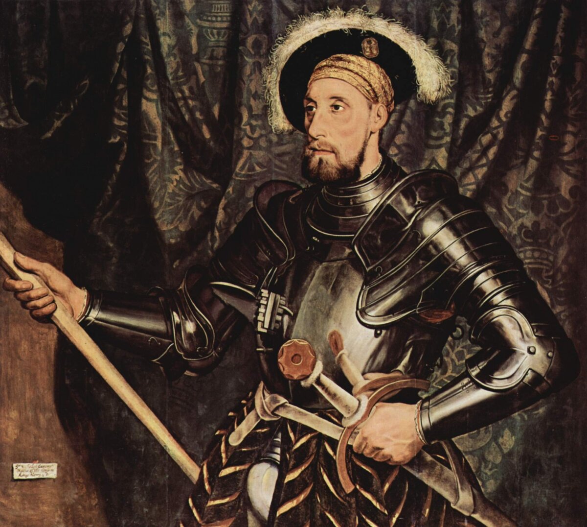 Ханс Хольбейн Младший (1497-1543) Портрет сэра Николаса Карью. 1532-1533. Замок Drumlanrig, Шотландия 