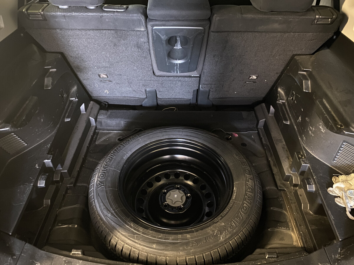 Багажник перед работами