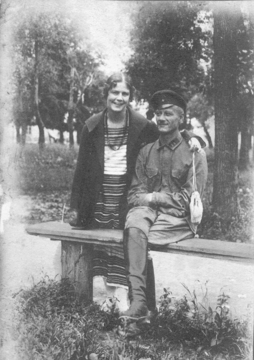 Фото из личного архива Андрея Георгиевича Любимова. Федор Александрович Любимов с женой Наталией Андреевной