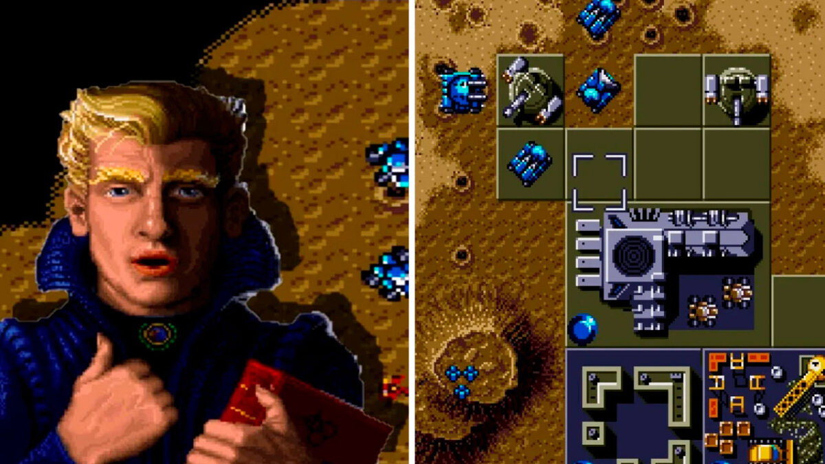 Одной из самых культовых стратегий 90-х конечно же является игра "Dune: The battle for Arrakis", которая в том числе выходила на приставке Sega Mega Drive 2.