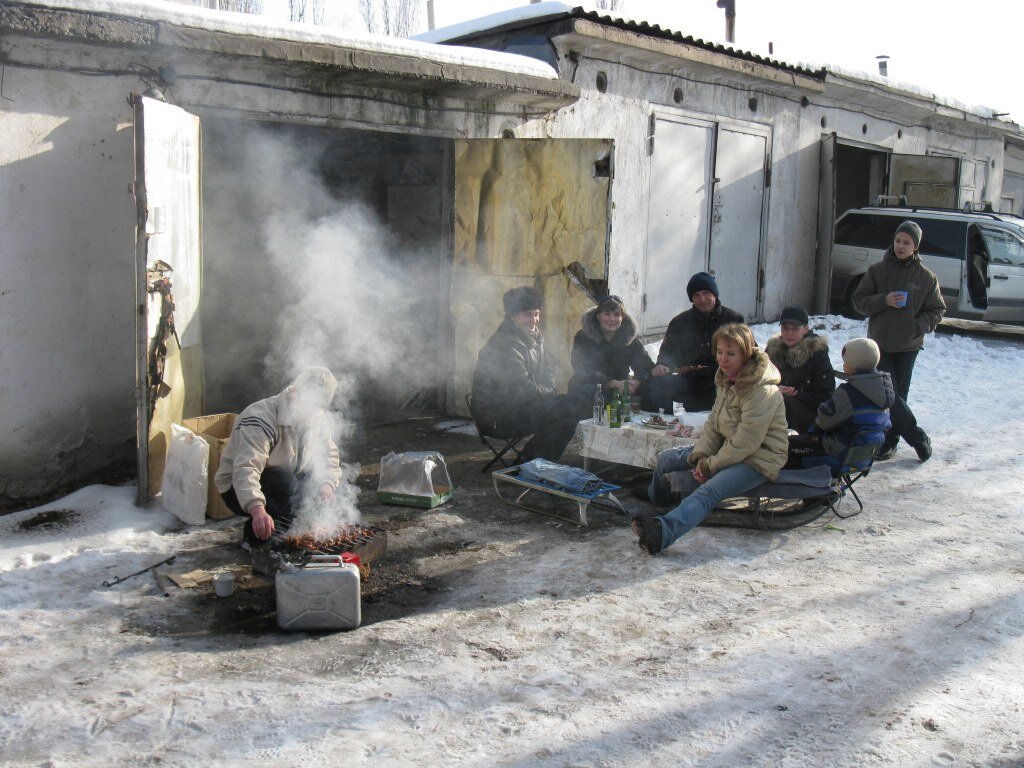 Гаражные посиделки фото