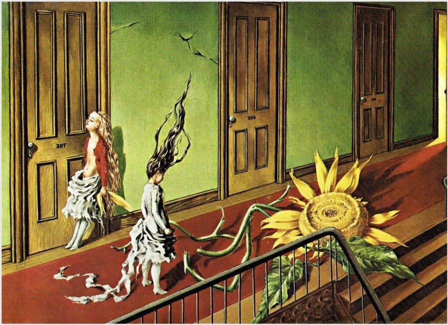 Доротея Таннинг. Тихая ночная серенада, 1943