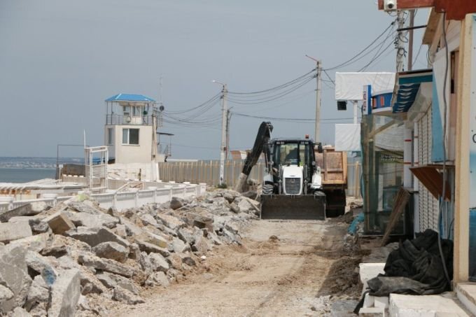 Реконструкция набережной Парка Победы. Фото: sev.gov.ru