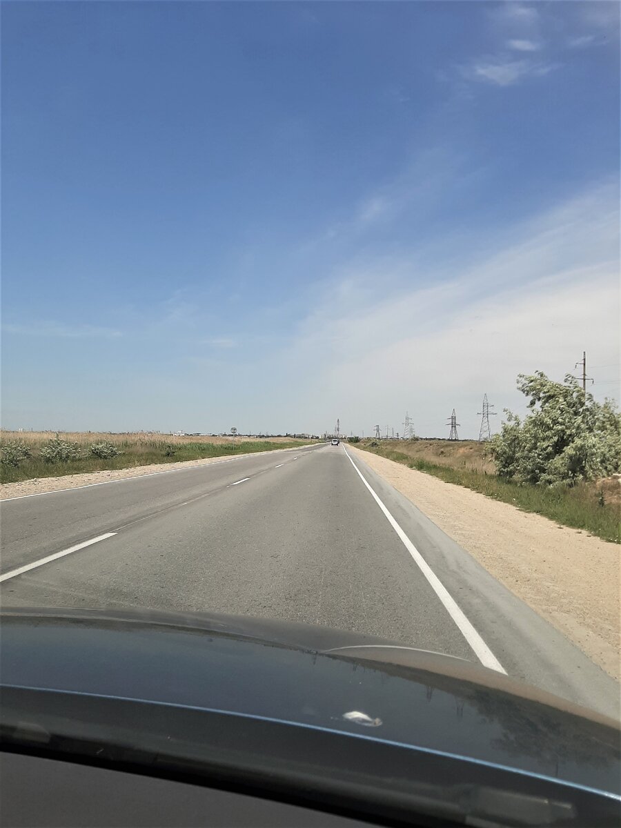 дорога Симферополь-Евпатория