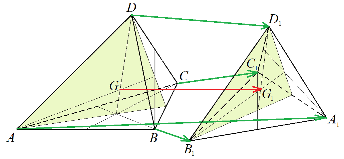 Вектора тетраэдр. Точка пересечения медиан центроид. Центроид тетраэдра. Центр масс тетраэдра. Центроид равнобедренного треугольника.