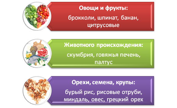                       Стимулирующие выработку ГАМК продукты (изображение автора)