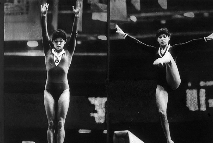 Ольга Корбут в Монреале 1976