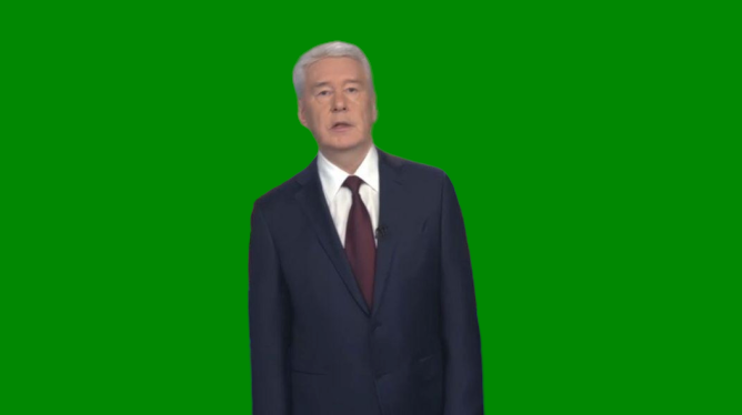 Сергей Семёнович на хромакее без монтажа видео