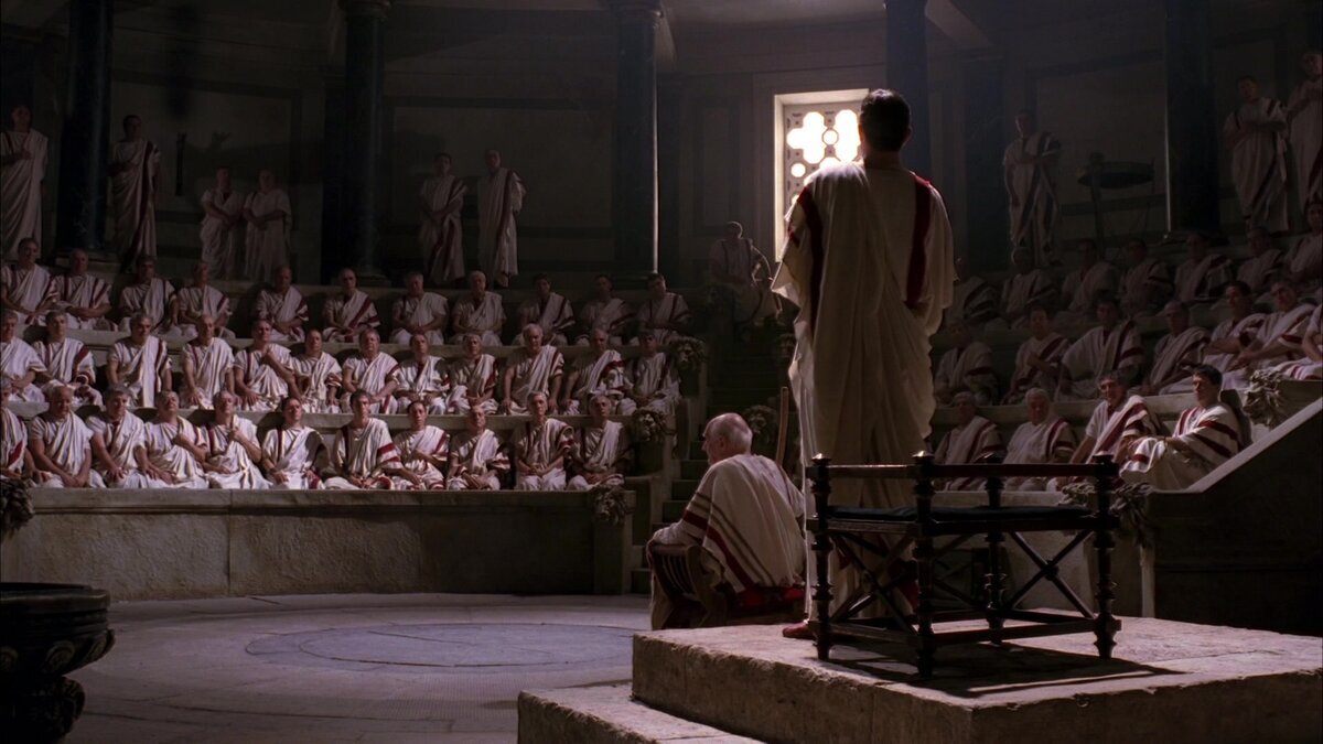 Сенат в Риме, где собираются представители древнейших родов.