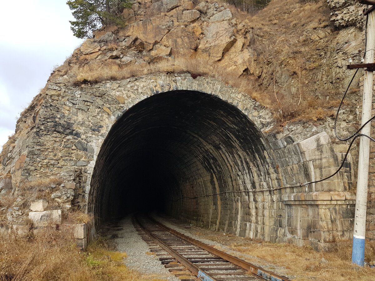 Кругобайкальская железная дорога тоннели