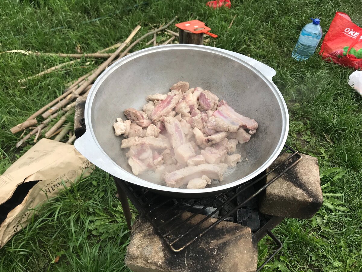 Свинина в казане