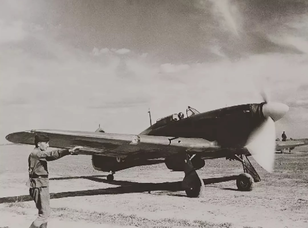 "Харритон" перед взлетом.