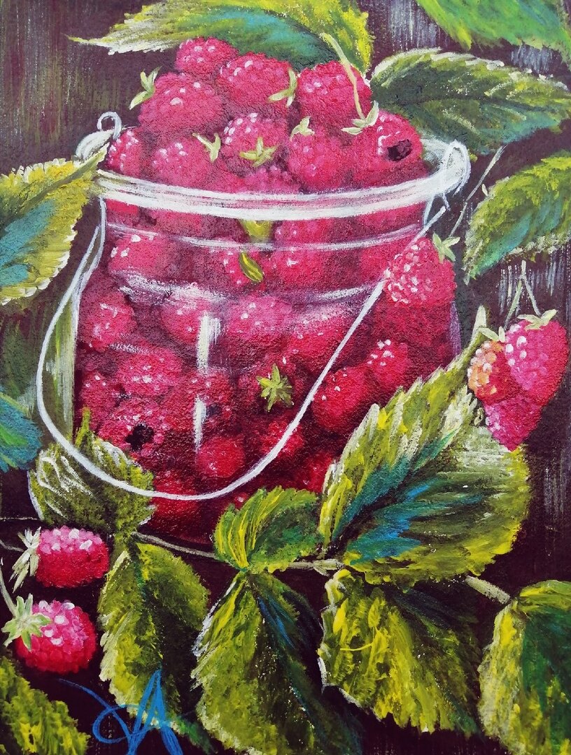 Фото картины Виктории, она занимается фотографией и пишет картины, публикуется с разрешения автора, ссылка на сайты автора: 1) https://www.instagram.com/art_agra_painting/?r=nametag 2) @fotovictoria_fenix