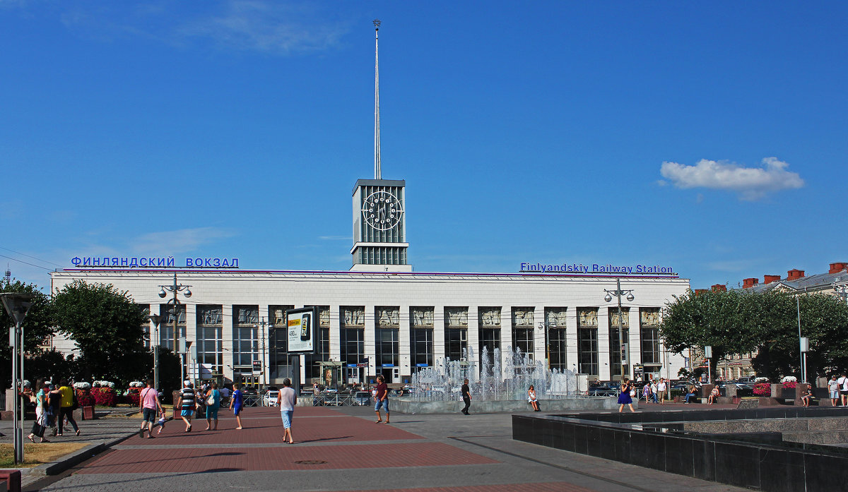 Финляндский вокзал.