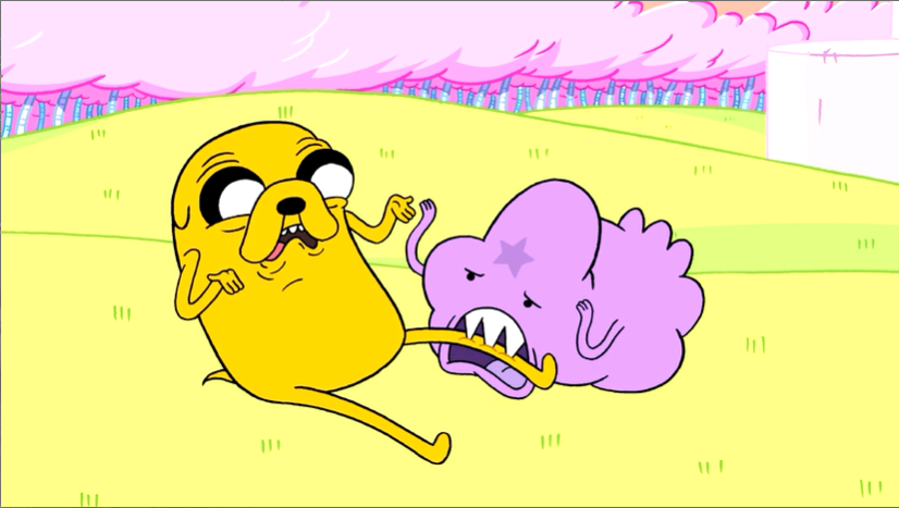 Кадры взяты из мультсериала "Adventure time"