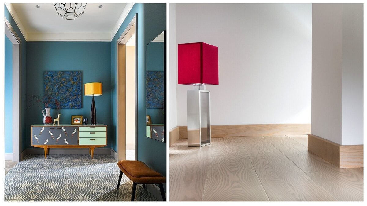 плинтус в цвет пола 