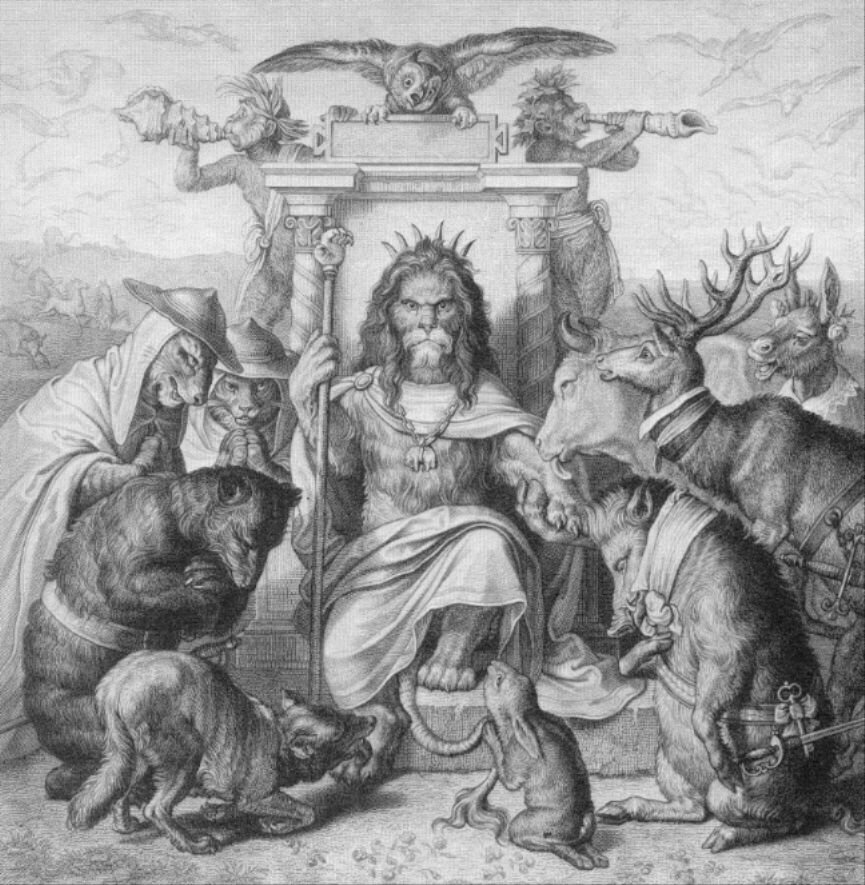 гете и. рейнеке фукс жж. рейнеке лис гете иллюстрации вильгельма фон каульбаха. гете и. рейнеке фукс жж.