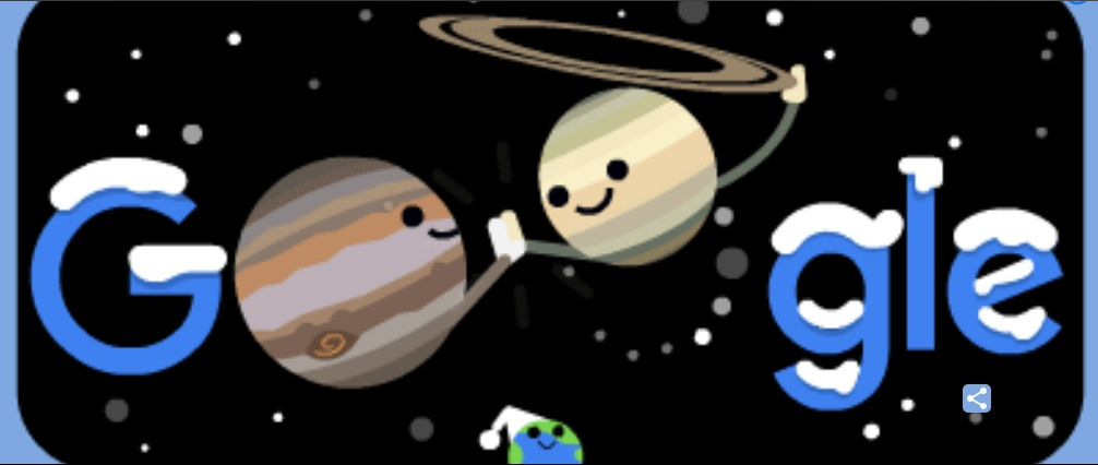 Заставка на главной странице Google