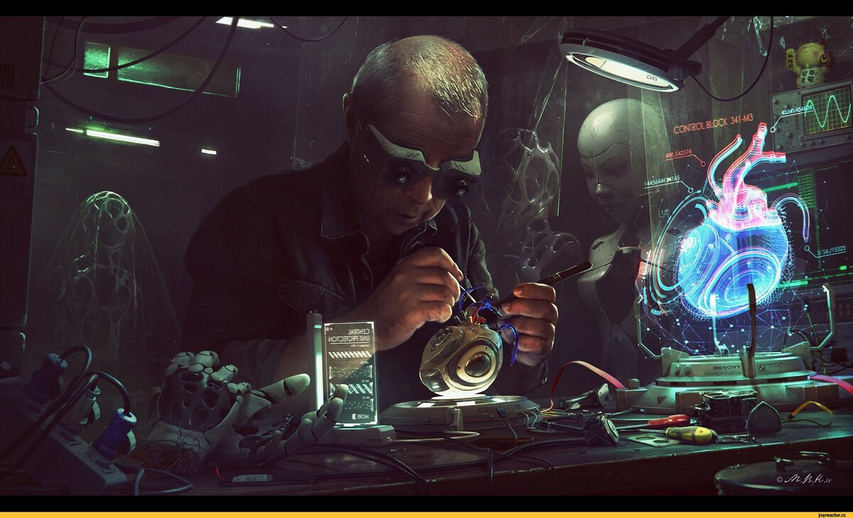 Недалекое будущее, замена частей тела станет обыденностью. Картинка показывает, что "починить" органы будет также просто, как сейчас стиральную машину