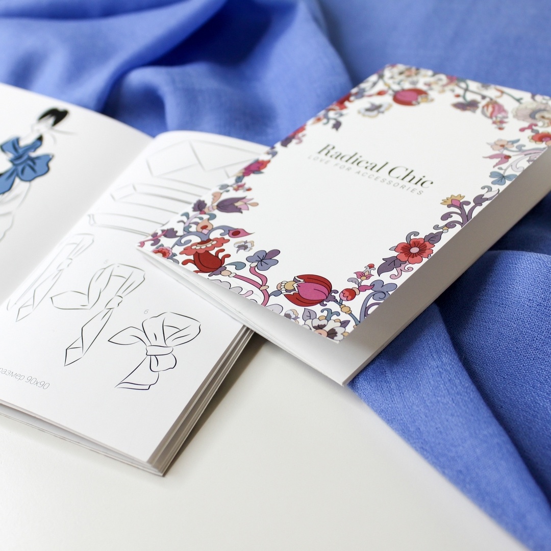 Книга-карне с основными узлами  платков