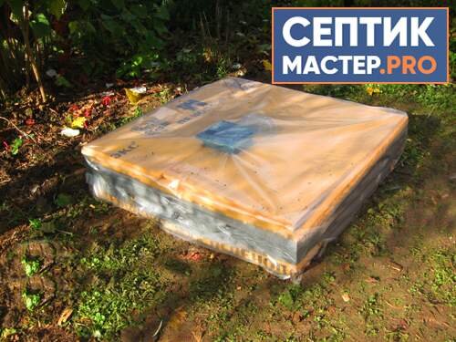 Немного неправильное утепление септика АСТРА. Закрыт забор воздуха.