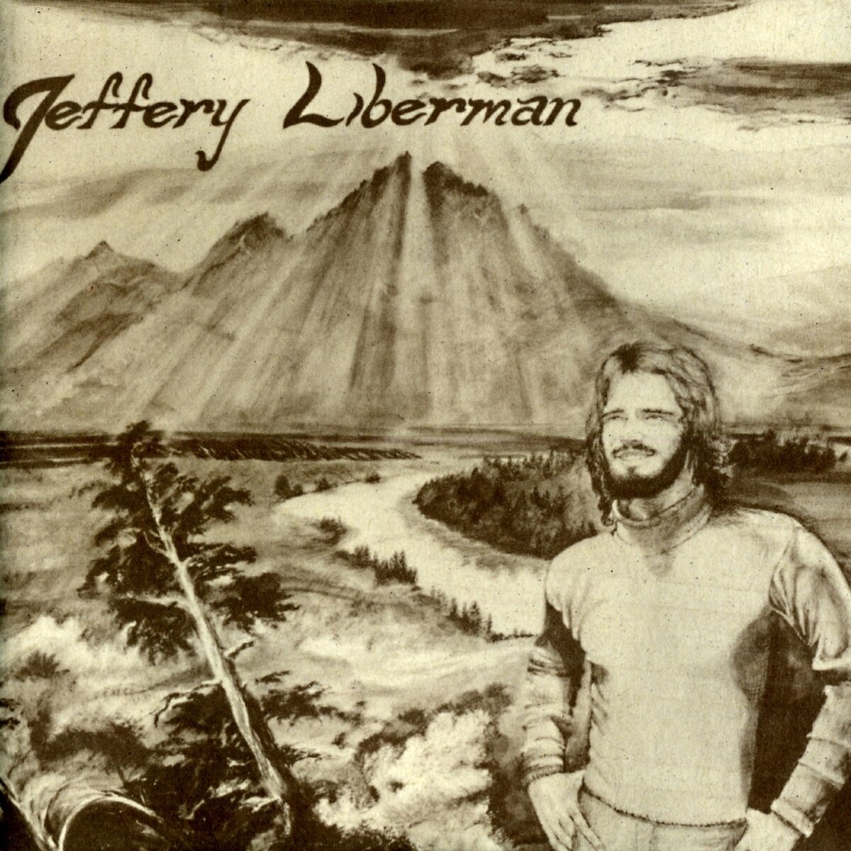 Jeffery Liberman. Then And Now 1996 (recorded in 1975-1989). Обложка альбома.