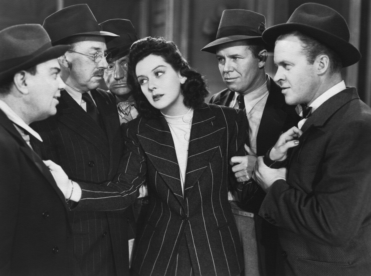 Кадр из фильма "Его девушка Пятница", 1940 г.