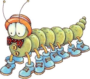 Гусиница приходила в гость к мальчику 