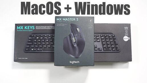 Мышка и клавиатура для одновременной работы на Windows и MacOS - Logitech MX Keys и MX Master 3