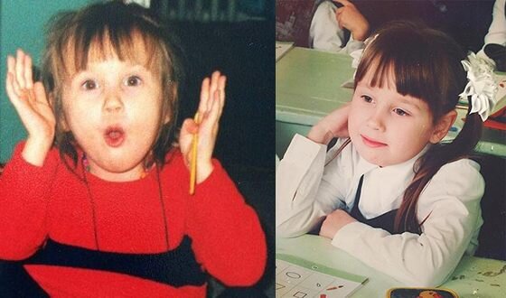 Клава Кока в детстве 