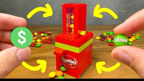 Как сделать Конфетницу Skittles с Сейфом из ЛЕГО