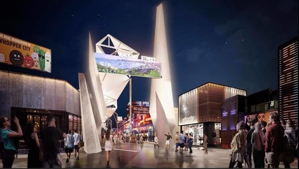 Проект Walking Street будущего. Инженерная команда представила его мэру Паттайи в июне прошлого года