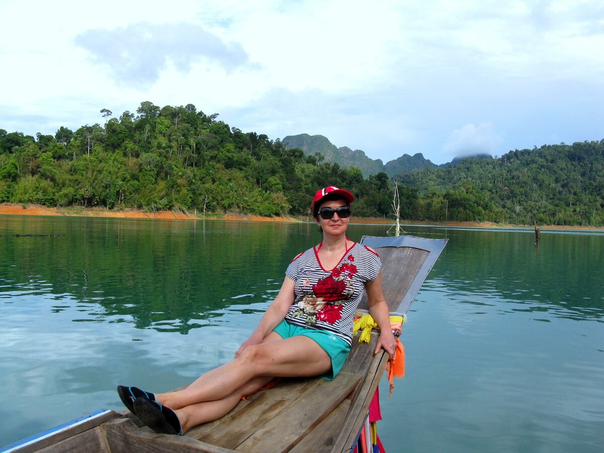 Таиланд. Автор  на озере Чео-Лан.