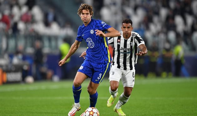 Кадр с матча Челси - Ювентус