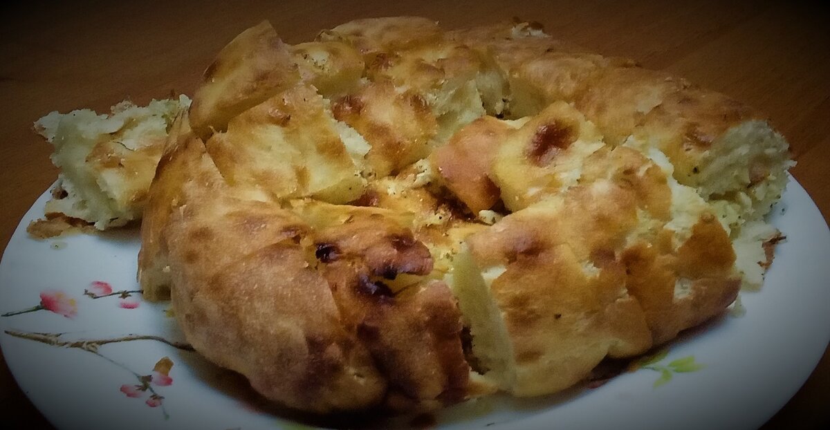 лаваш с чесноком