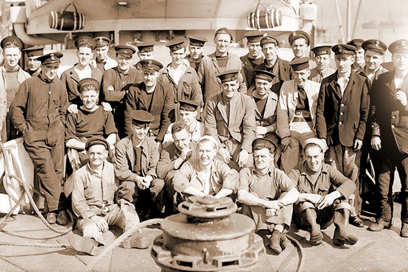 Британские моряки — участники арктических конвоев
(www.bbc.co.uk)