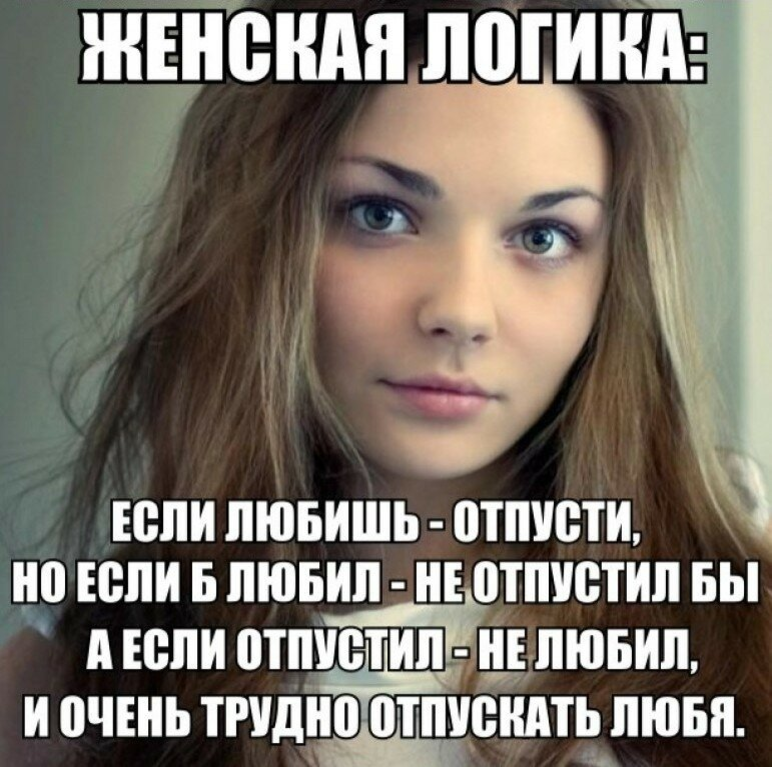 Женская логика красивые картинки