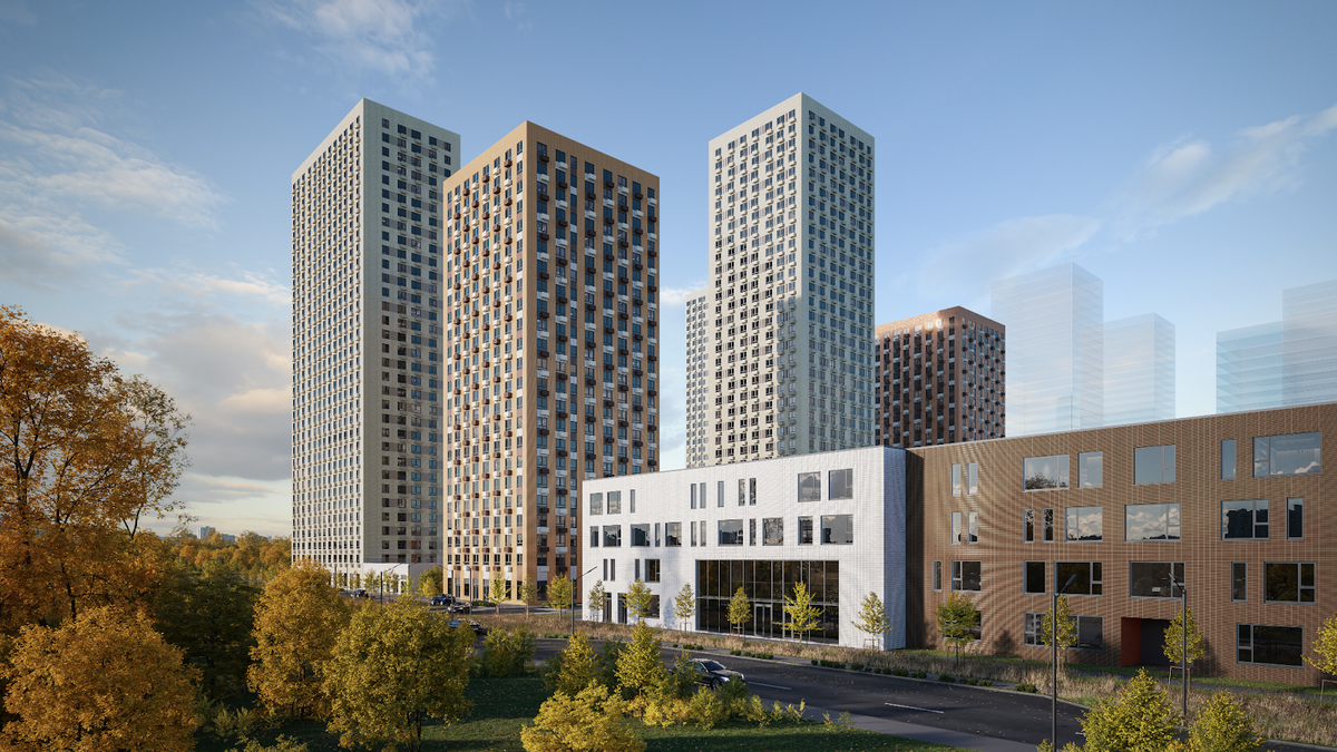 3D-визуализация проекта «Кавказский бульвар 51» 