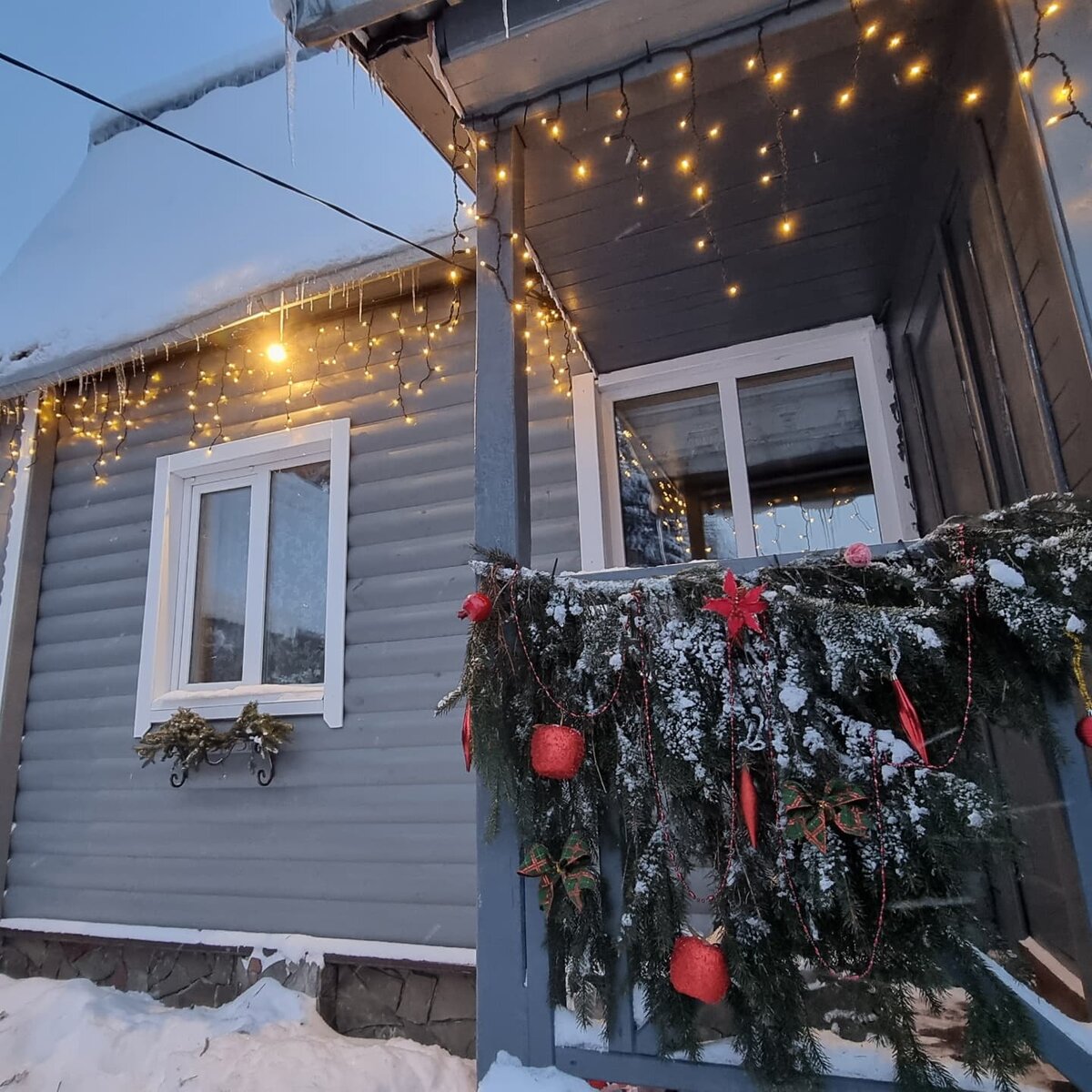 Новогодний декор нашего дома