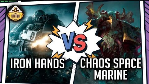 Chaos Space Marine vs Iron Hands | Репорт | 1000pts | Warhammer 40000