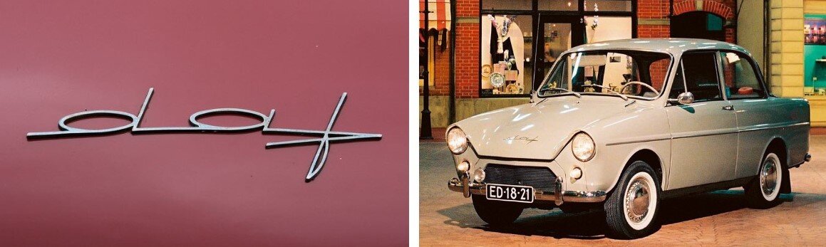 Эмблема легковых DAF, DAF-600 (1958-63).